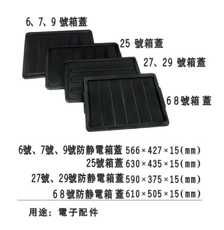 防靜電周轉(zhuǎn)箱箱蓋